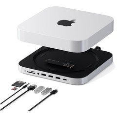 Aluminum Mac Mini Stand with 7-in-1 Connectivity