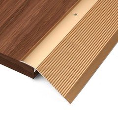 Aluminum Metal Door Threshold for Doorways, Ramps for Doorways up to 1.6", Wh...