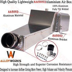 Aluminum Silver Intake Air Box Airbox For Polaris Predator 500 Any Years