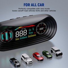 ANCEL P18 Black Car GPS Slope Meter Inclinometer Fit For SUV BUS CAR PICKUP