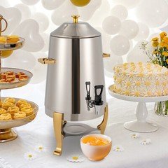 Anti-scalding Coffee Chafer Stainless Steel Hot Drink Tea Dispenser 13L