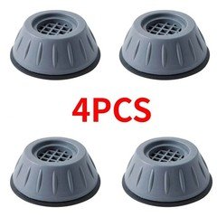 Anti Vibration Washing Machine Support Anti-Slip Rubber Feet Base Pads Mat 4-PCS