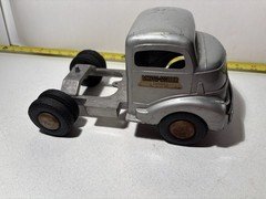 Antique 1950’s Smith Miller Smitty TOYS GMC SILVER PAINT ORIGINAL TRACTOR COMP