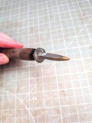 Antique Bookbinding Finishing Brass Hand Tool