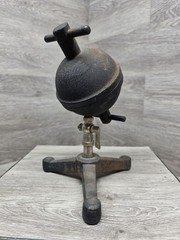 Antique Central Scientific Co Chicago USA Vacuum Accumulator Mantle Pc Cast Iron