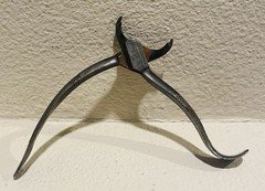 Antique Dental Tooth Extractor Iron Pliers, 1840-1870