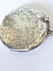 Antique Edwardian Silver Vesta Case SYDNEY & Co Birmingham 1905