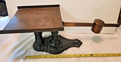 Antique Fairbanks Cast Iron & Brass Postal Counter Scale Hardware Store Vintage