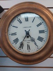 Antique French 19th Century A BREDILLARD 16 R.J.J ROSEAUU PARIS Wall Clock