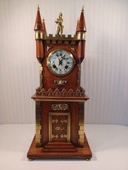 Antique FRENCH GOTHIC Enchanting Table CLOCK by JAPY Frerse: 1878 - & ON SALE!!