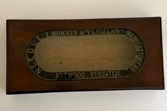 Antique Morris & Yeomans Advertising Store Display Needle Case