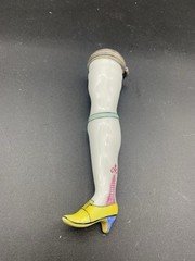 Antique Needle Case Womans Leg From Portugal