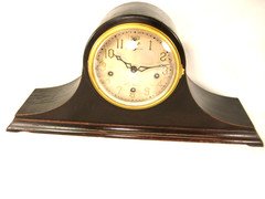 Antique NEW HAVEN WELLS West Minister chime  Tambour Clock   WORKS