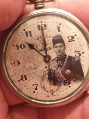 ANTIQUE POCKET WATCH KING FAROUK I OF EGYPT 1930'S SPECIAL ULTRA RARE