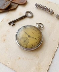 Antique pocket watch Molnija 15 jewels Soviet era USSR CCCP 1953 year Vintage
