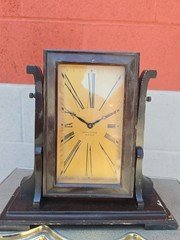 Antique Seth Thomas 4 Jewel Mantle Clock Swinging Frame, not working