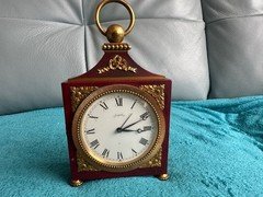 Antique Swiss Angelus Clock table  - Beautiful Timepiece - Running