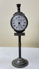 Antique Swiza Sheffield Champs Elysees 8-Day Alarm Clock  READ