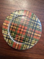 Antique Tartanware Pin Wheel Royal Stewart - 5.5cm diameter