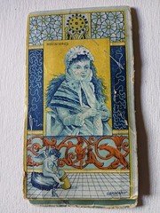 Antique Victorian Needle Book GERMANY Superior Sharps Humorous Ad BRIGHT STEEL 