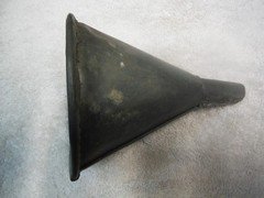 Antique Vintage Heavy Tin Funnel