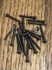 Antique Wood Screws #2 X 3/4” Slotted Round Head American Blued 20 Pk Free Ship