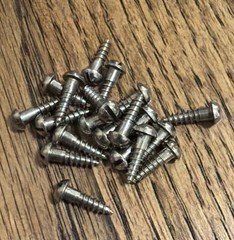 Antique Wood Screws # 5 X 1/2” Slotted Round Head Steel American 20 Pk Free Ship