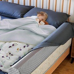 Aonvmdis Bed Bumpers for Toddlers Foam Rail 1 1 Pack, Grey