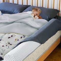 Aonvmdis Bed Bumpers for Toddlers Foam Rail 1 1 Pack, White