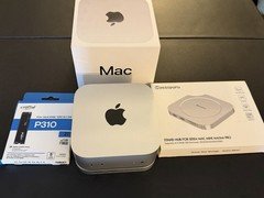 Apple Mac Mini M4, Stand Hub with 2TB NVMe Crucial Gen 4 SSD drive Installed