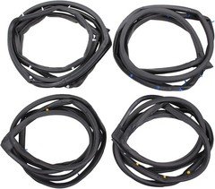 ApplianPar Front and Rear Door Rubber Seal Gasket Weatherstrip Molding for Honda
