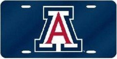 Arizona Wildcats A Blue Laser License Plate - 460102L