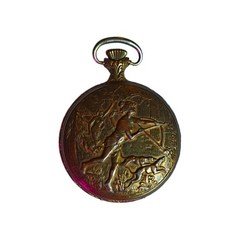 Arnex 17J Full Hunter Pocket Watch Manual Mechanical Engraved Small Seconds