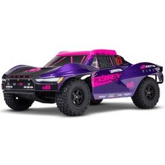 ARRMA 1/10 FURY 223S DSC 2 Wheel Drive RTR Brushless Short Course Truck Purple