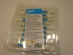 Ateco 9 piece, 18 Shape Sculpting Cake Bakery Decorating Detail Tool Set 4200