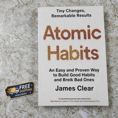 Atomic Habits BY James Clear  – Proven Habit-Building Guide, Bestselling Book
