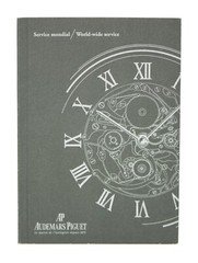 Audemars Piguet Service Mondial Booklet Manual