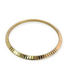 Authentic Rolex 18KY Gold Fluted Bezel For Datejust Day Date 36mm Watch 16233