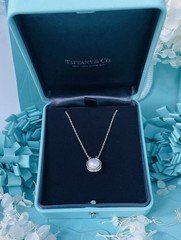 Authentic Tiffany & Co Silver HardWear Freshwater Pearl Necklace RRP $2300