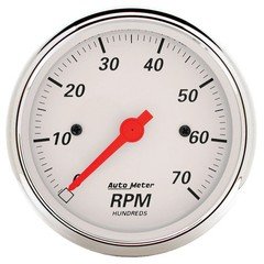 Auto Meter 1398 Arctic White Tachometer