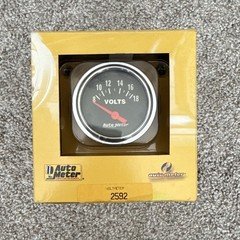 Auto Meter 2592 Traditional Chrome Voltmeter Gauge 2 1/16" (52 mm)  8 - 18 Volts
