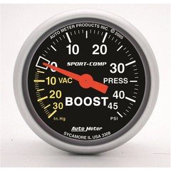 Auto Meter 3308 Sport-Comp Vacuum/Boost Gauge