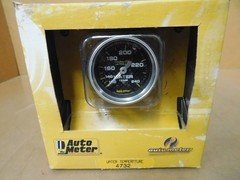 Auto Meter 4732 Ultra-Lite Carbon Fiber Water Temp, 120-240Deg, 2 1/16" Dia,Mech