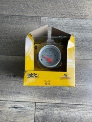 Auto Meter Ultra-Lite 4314 Electric Fuel Level Gauge Silver Plastic Short Sweep