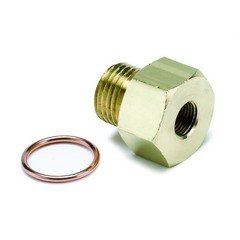 AutoMeter 2268 Metric Adapter - M16X1.5 Male To 1/8" NPT Female - Brass