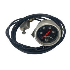 AutoMeter 3421 Vintage Mechanical Oil Pressure Gauge 0-100 PSI Black USA Dash