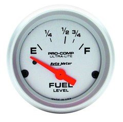 AutoMeter 4315 Ultra-Lite Fuel Level Gauge 2-1/16" 73 TO 10 Ohm