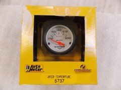 AutoMeter 5737 Phantom  Electric Water Temperature Temp Gauge 100-250, 2 1/16"