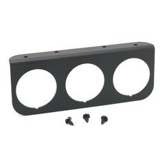 AutoMeter GAUGE MOUNTING PANEL, TRIPLE, 2-1/16", BLACK, ALUMINUM