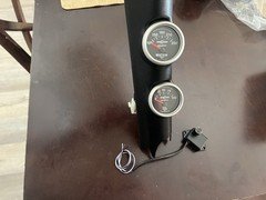 Autometer Pro Comp II 2-1/16” Oil Pressure, Water Temp, Jeep JK A Pillar, Dimmer